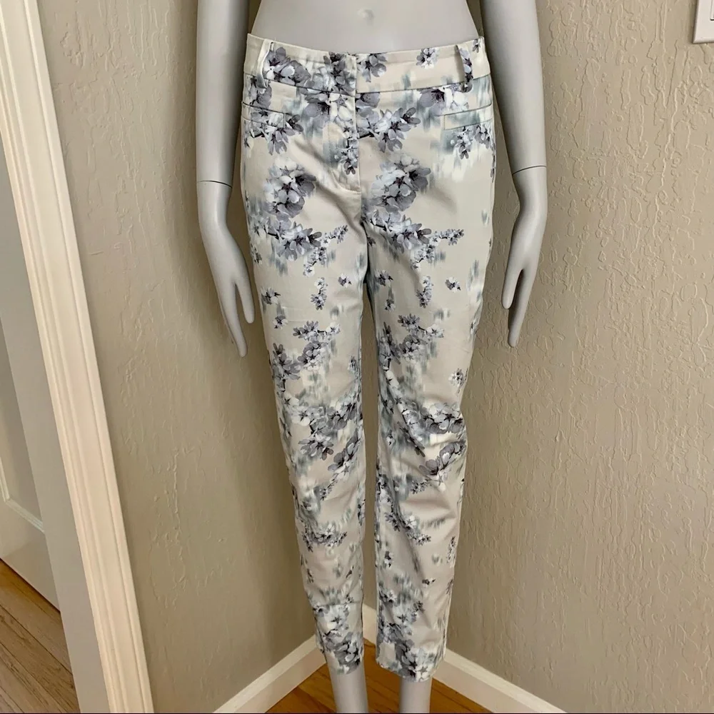 CAMBIO Renira Slim Fit Floral Mid-Rise Ankle Jeans - Picture 16 of 16